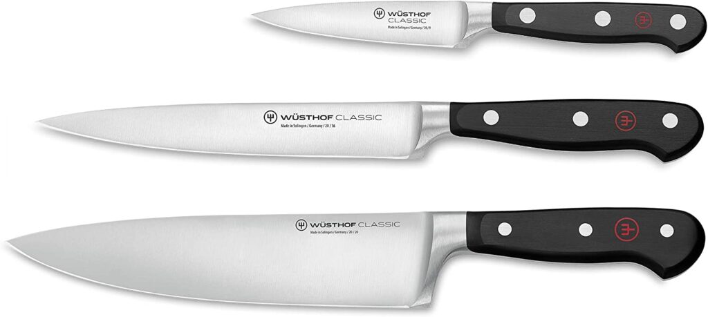 WÜSTHOF Classic 3-Piece Chef's Knife Set